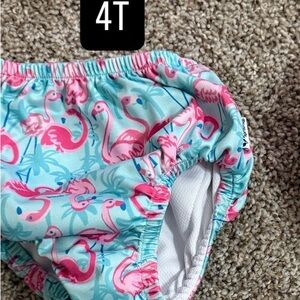 Flamingo Print Swim Diaper for Kids